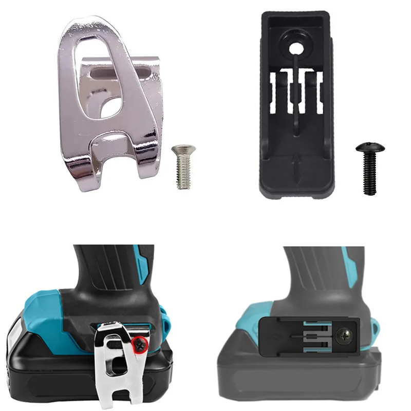 Power Tools Book - Bit Holder Belt Hook With Screw