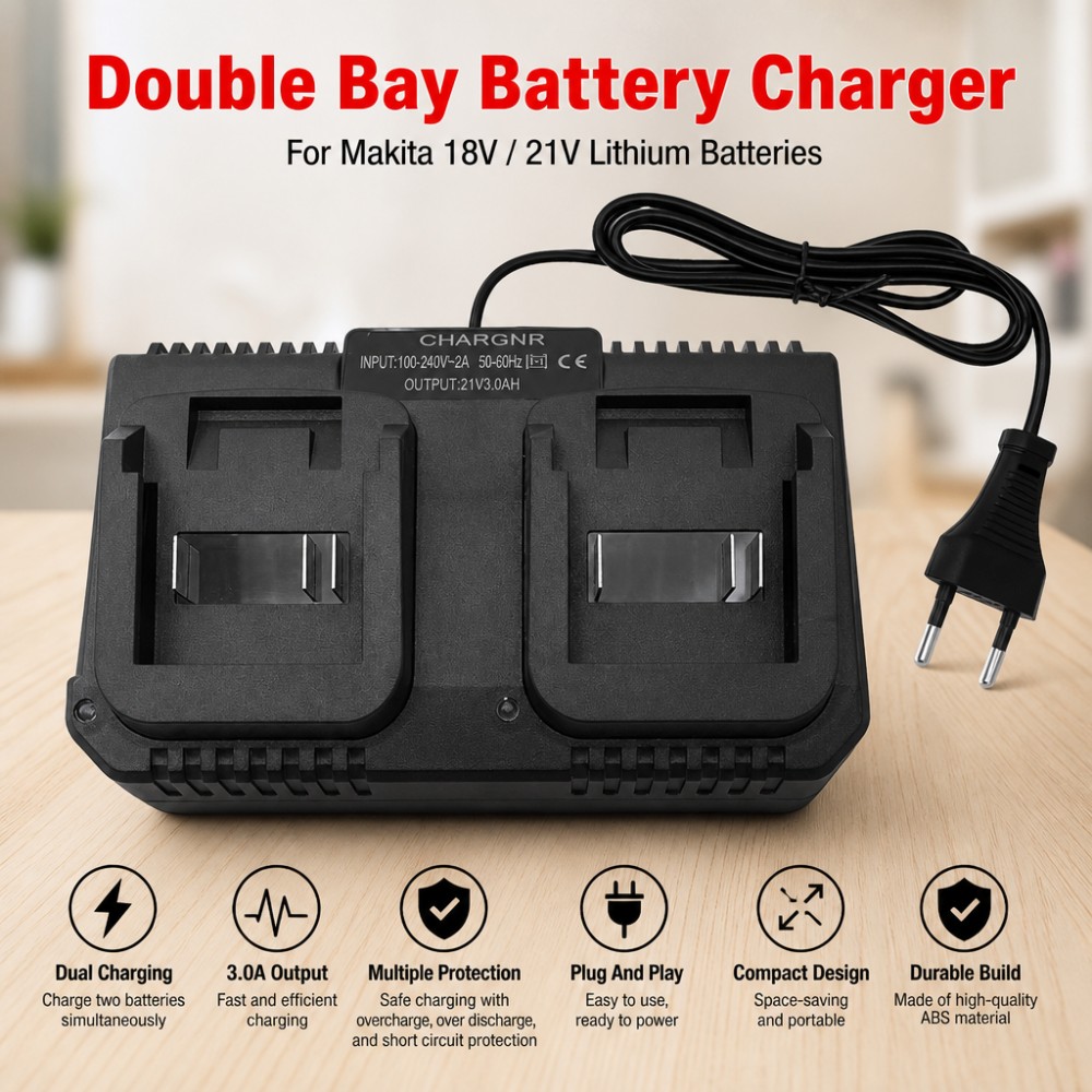 Dual Slot Charger 18V 21V Li-i - Einhell Power X Tools 评论和价格