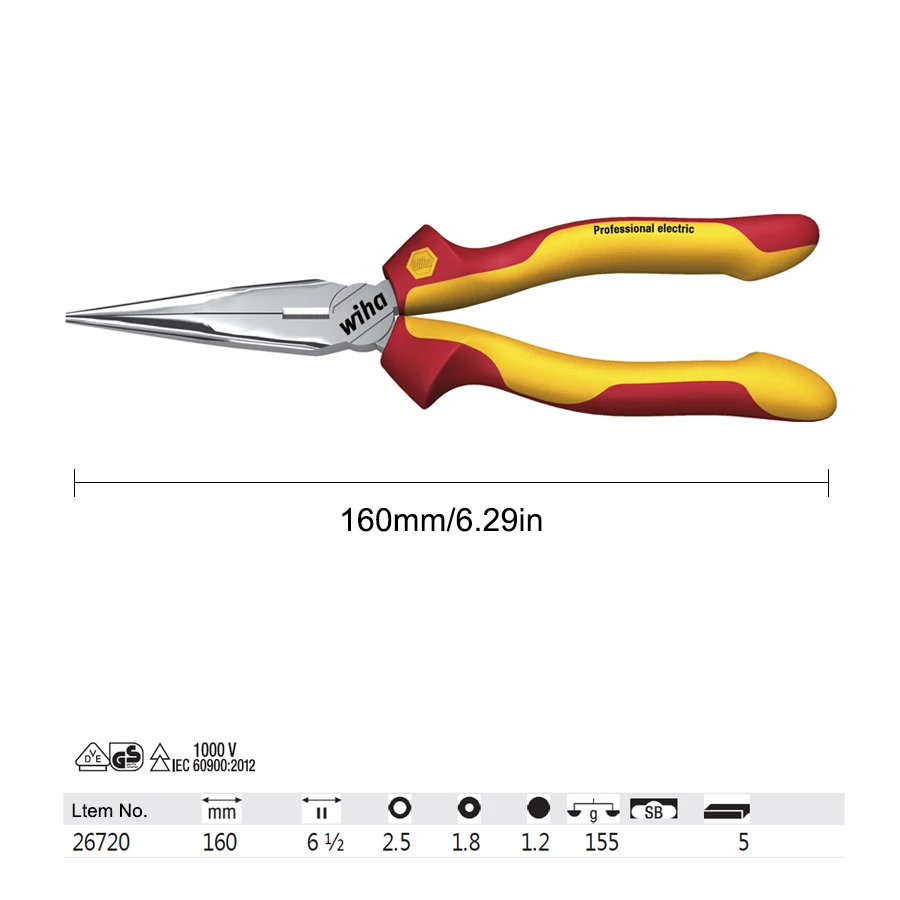 Wiha 1000V VDE Insulated Plier - Power Tools Germany 评论和价格