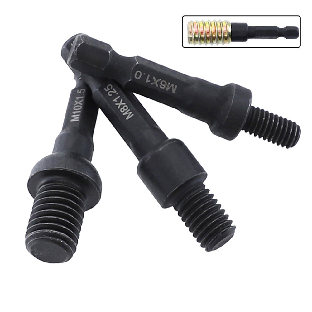 3Pcs Socket Adapter M6/M8/M10  - Einhell Power X Tools 评论和价格