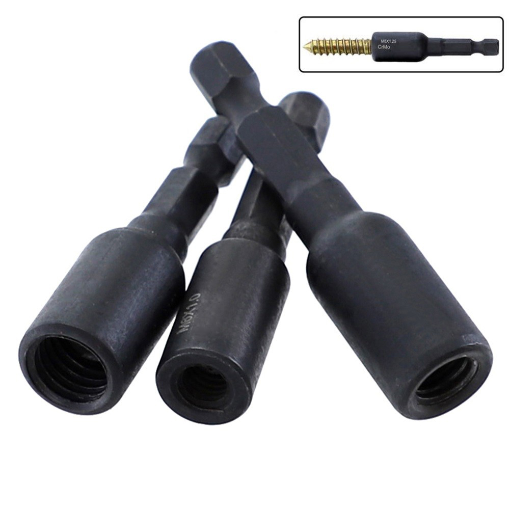 3Pcs Socket Adapter M6/M8/M10  - Einhell Power X Tools 评论和价格