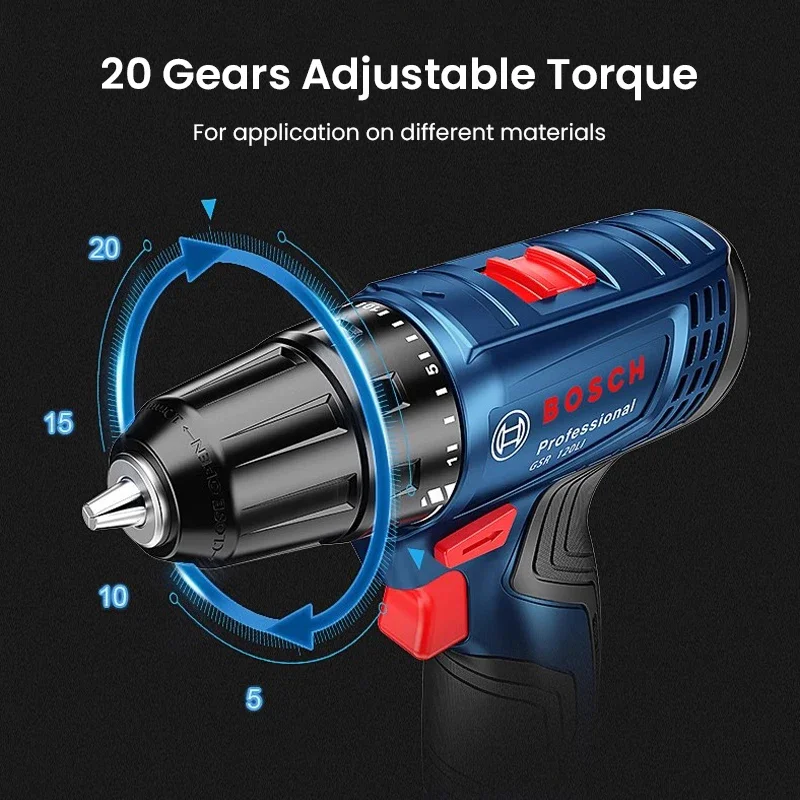 Bosch GSR120-LI Electric Drill - Einhell Power X Tools 评论和价格