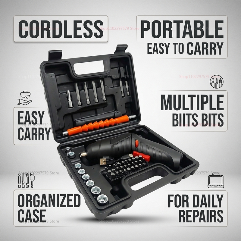 47Pcs Rechargeable Electric Sc - Power Tools Book 评论和价格