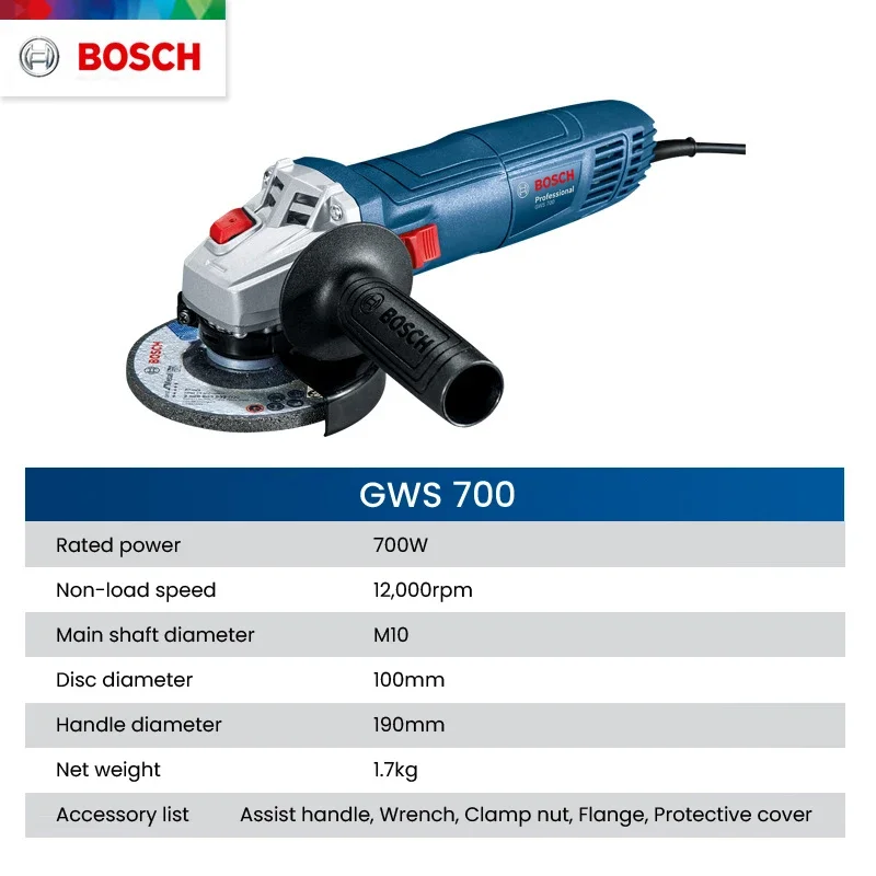 Bosch GWS 700 Angle Grinder Wi - Power Tools Usa 评论和价格