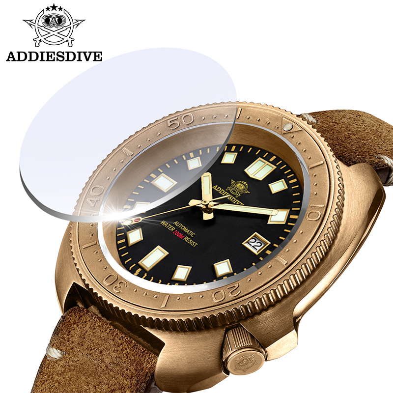 ADDIESDIVE Bronze Watch AD2104 - Power Tools Yellow And Black 评论和价格