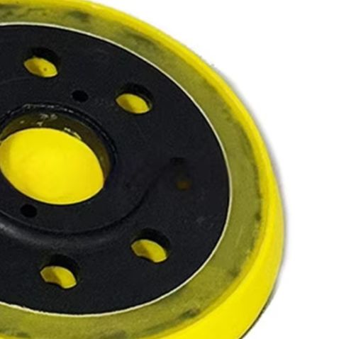 5 Inch 8 Hole Polyurethane Bac - Power Tools Yellow And Black 评论和价格