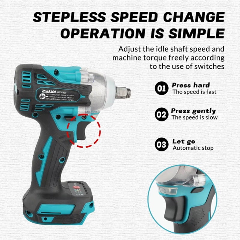 Makita DTW300 18V Brushless Co - Power Tools Makita Set 评论和价格