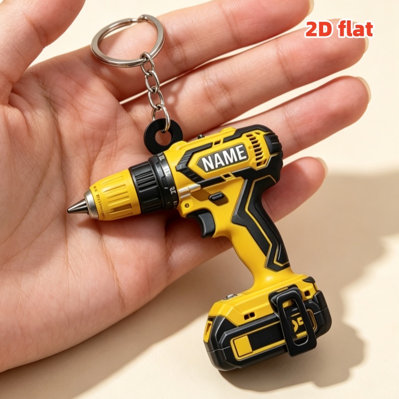 Custom Name Power Drill Keycha - Power Tools Names 评论和价格