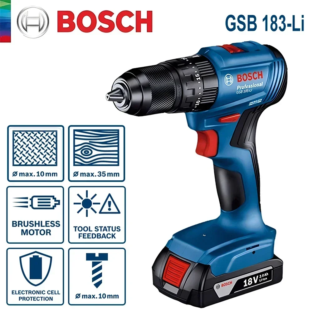 Bosch GSB183-LI 18V Cordless I - Einhell Power X Tools 评论和价格