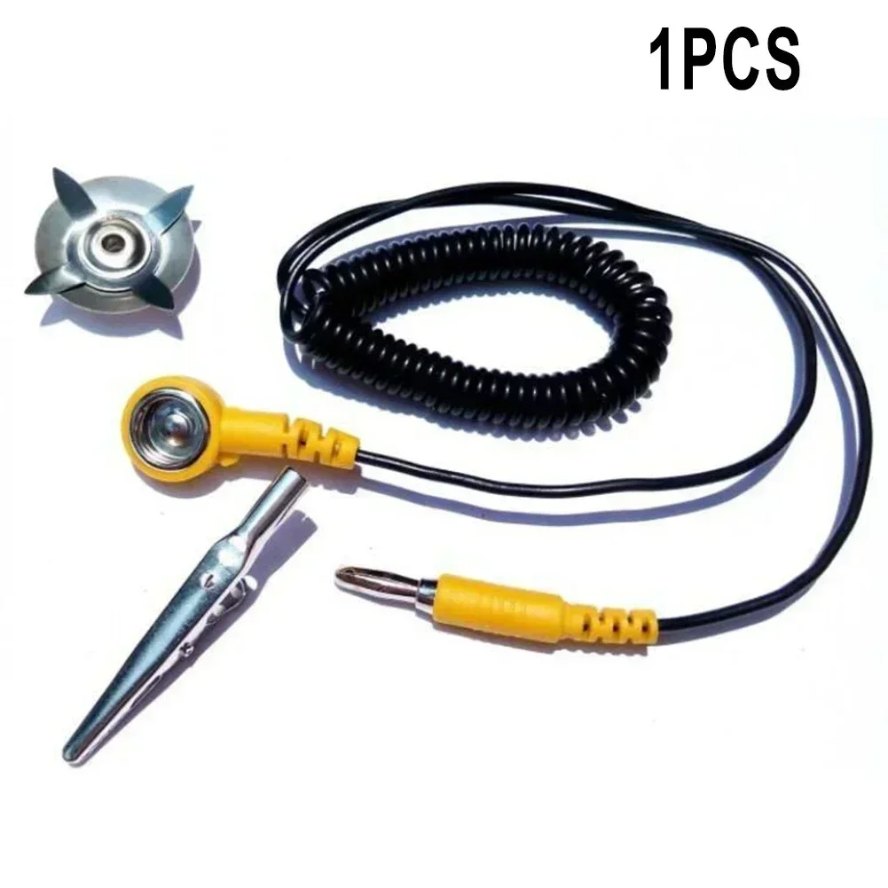 1pc ESD Ground Wire Anti-stati - Power Tools Yellow And Black 评论和价格