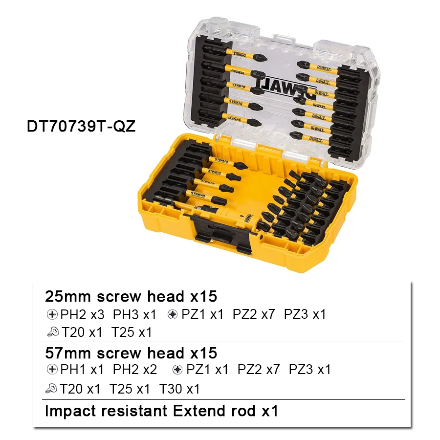 DeWalt 31-Piece Screw Driving  - Power Tools Yellow And Black 评论和价格