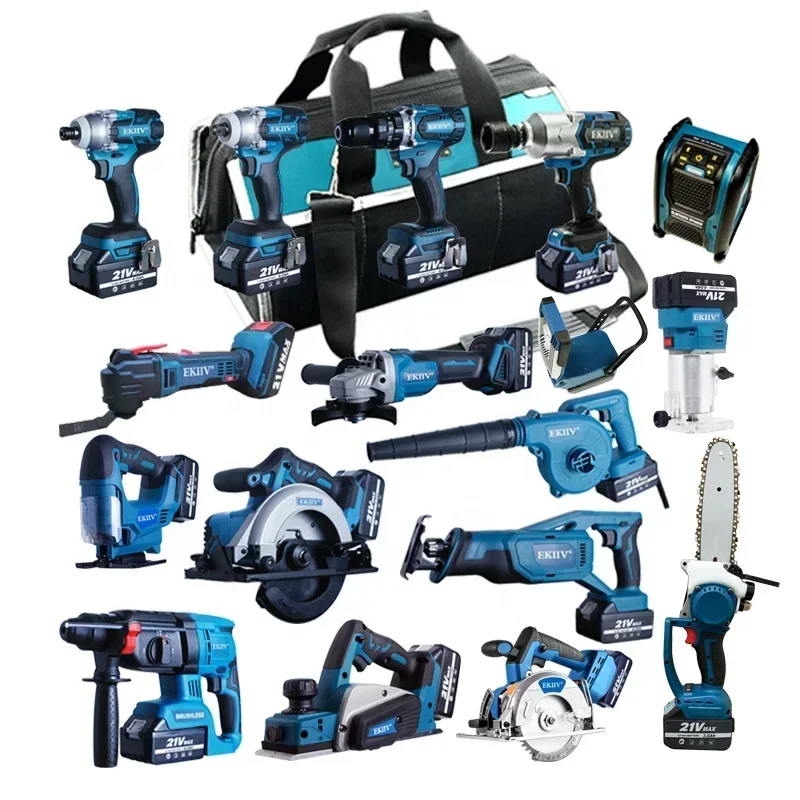 EKIIV power drill tools combo  - Power Tools Combo Kits 评论和价格