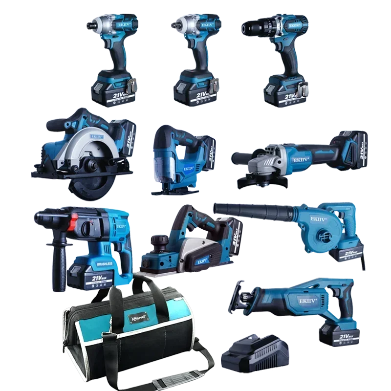 EKIIV power drill tools combo  - Power Tools Combo Kits 评论和价格