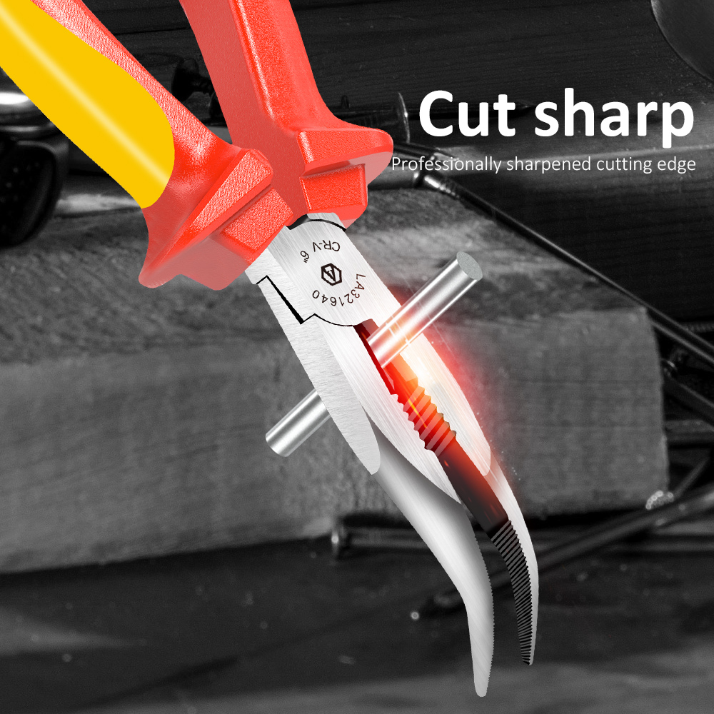 Insulated Curved Needle Nose P - Power Tools Germany 评论和价格