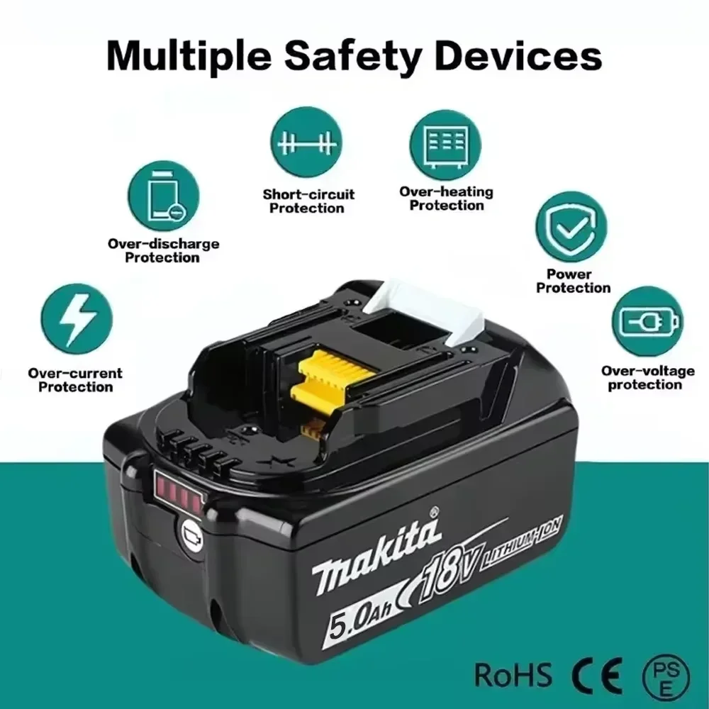BL1860B Makita battery 18V 5Ah - Power Tools Makita Set 评论和价格