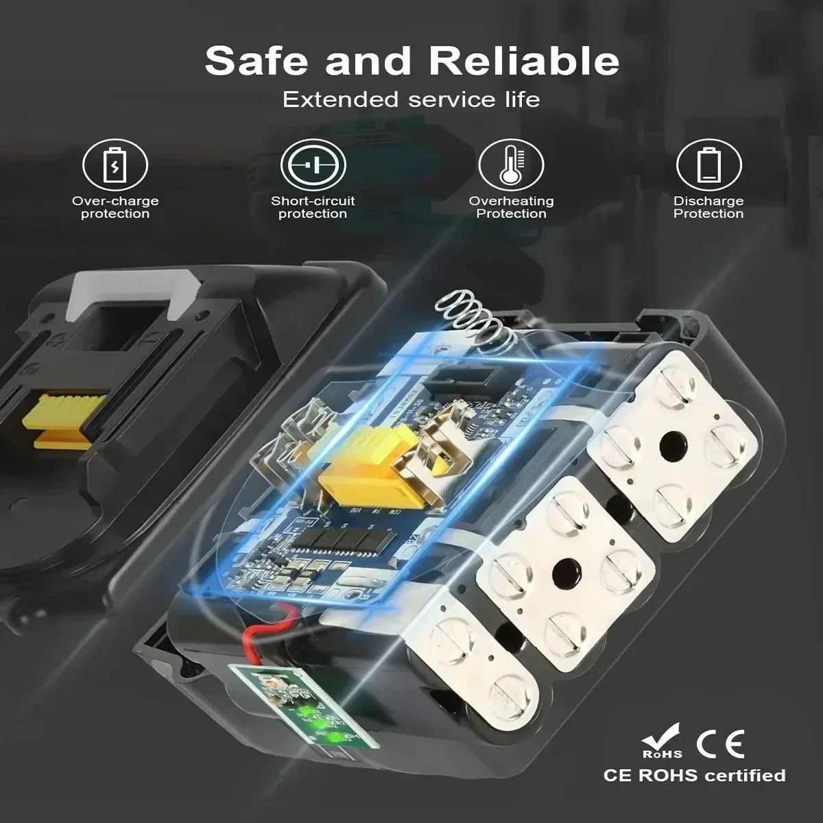 BL1860B Makita battery 18V 5Ah - Power Tools Makita Set 评论和价格