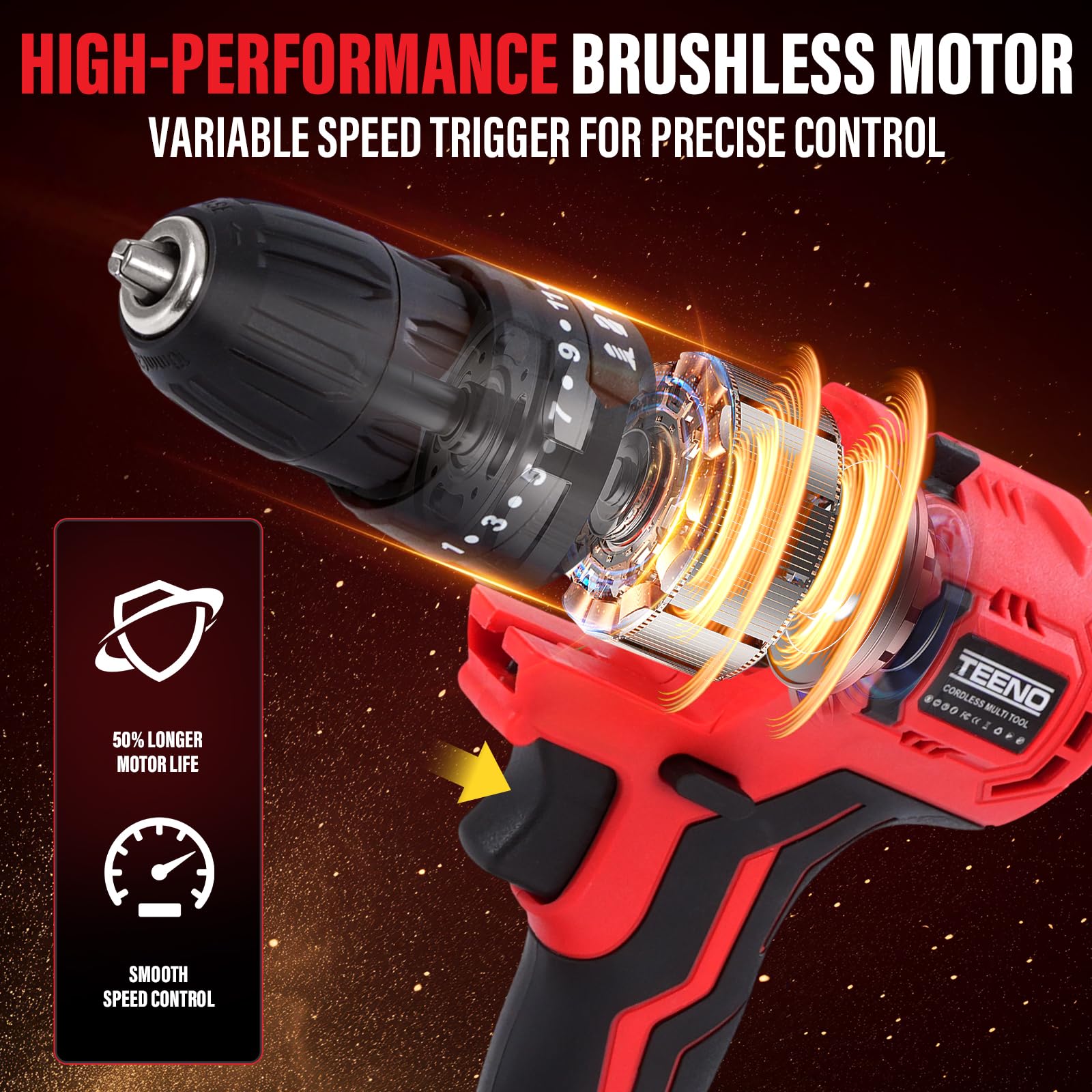TEENO Brushless Power Tool Com - Power Tools Combo Kits 评论和价格